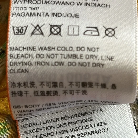 Superdry London Yellow Top Sz 4 - Picture 7 of 7